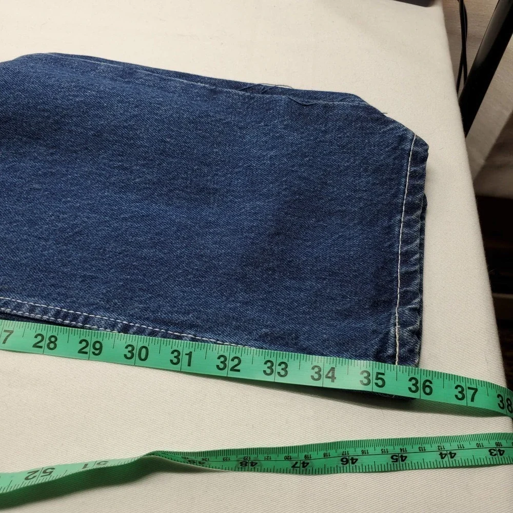 Jordache Mom Jeans Size 13/14 Long Dark Blue EUC